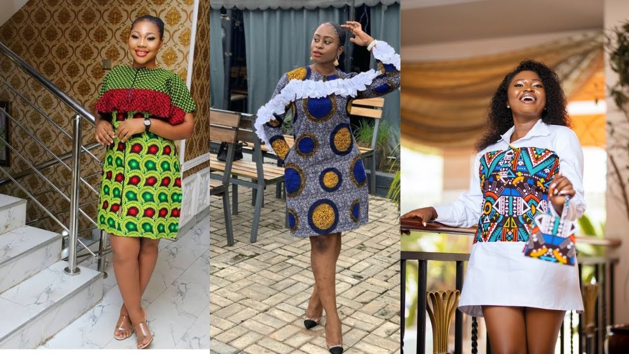 Timeless and Chic ankara short gown style Inspiration