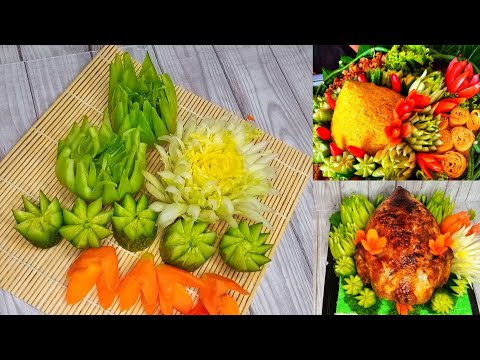 MEMBUAT HIASAN HANTARAN / TUMPENG SIMPLE UNTUK PEMULA | GARNISH | CARVING