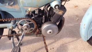 Mobylette Av88 First Start After Years Hidden Away