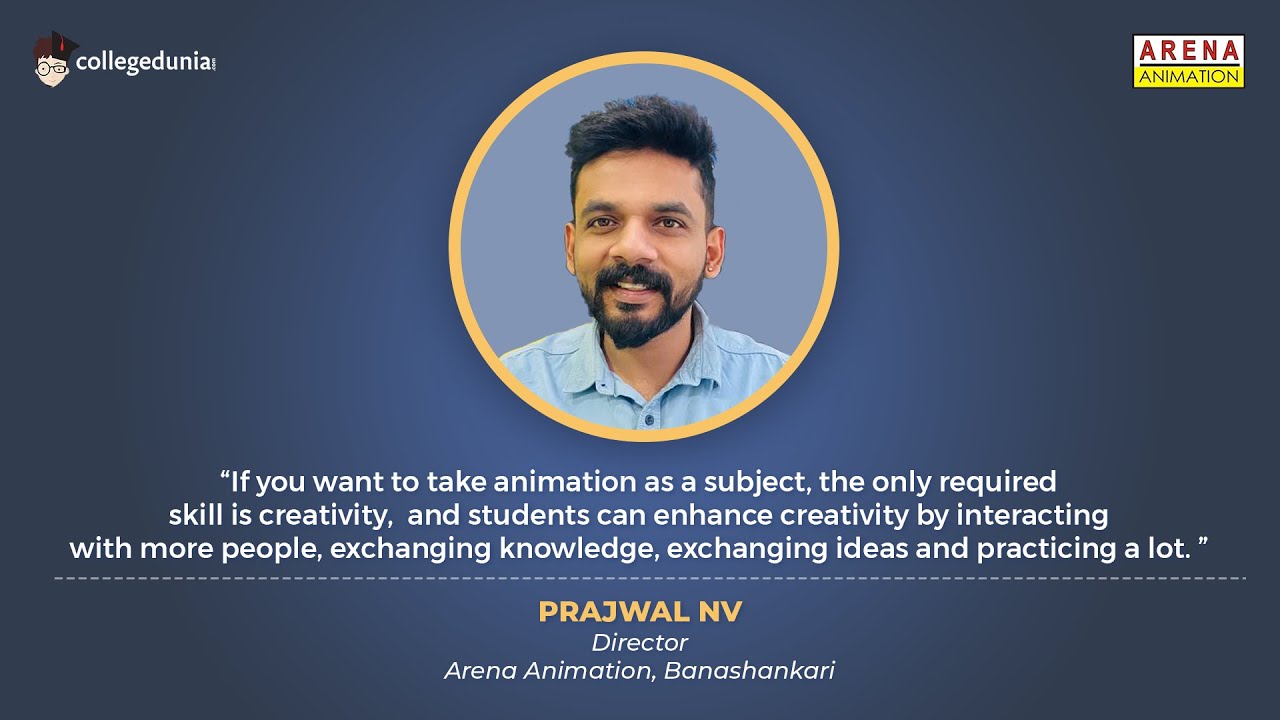 PRAJWAL NV | Director | Arena Animation, Banashankari - YouTube