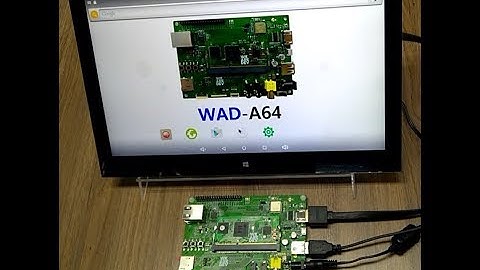 4k resolution video file playback demo on WAD-A64 board.