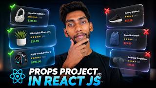 React Product Card Project | Build with Props | React JS Mini Project