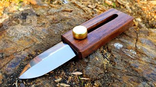 Knife Making - Sliding Knife from Junk