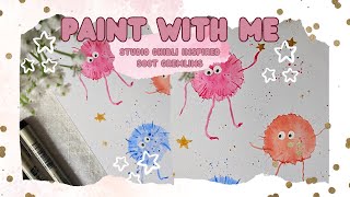 🖌️ Let's paint Studio Ghibli inspired Soot Gremlins - Super easy watercolor tutorial