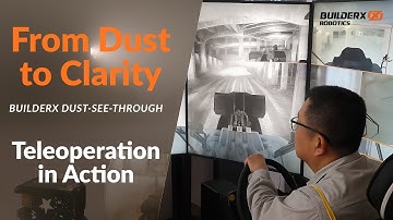 From Dust to Clarity | BuilderX Tele-operation + AI Vision in Warehouse Operations