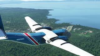 Continuation of flight in the C7 De-Havilland Caribou-Costa Rica MSP002 (Police) | Sirena to Golfito