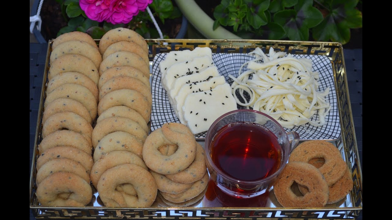 كعك العيد بماء الجبنة أروع هرشة و نكهة مع التوابل الحلبية شي نظم