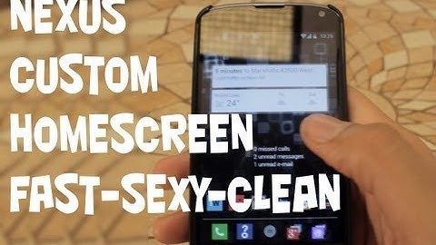 Android Home Screen Set Up: Fast - Quick - Clean - Techninja Style