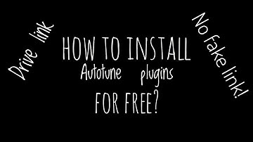 HOW TO INSTALL AUTOTUNE PLUGINS IN AUDACITY  FOR FREE!!||J.KHALIL
