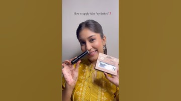 How to apply False Eyelashes ✨ | Swiss Beauty Cosmetics #eyelashes #swissbeauty #bestmakeup #shorts