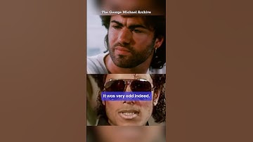 George Michael’s WEIRD meeting with Michael Jackson! #georgemichael #michaeljackson #shorts