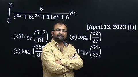 IIT JEE Main PYQ Definite Integration 13 April 2023 Shift 1