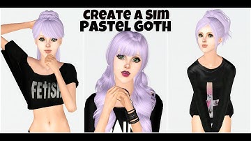 The Sims 3 : Create A Sim - Pastel Goth - Requested