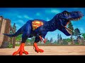 T-REX SuperMan vs Tarbossauro vs Pentaceratops | Jurassic World Evolution 🌎 Jogo de Dinossauro