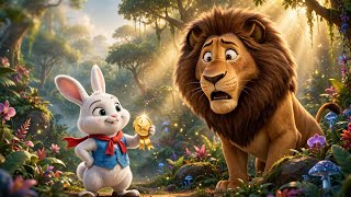 🐰🦁 Khargosh Aur Sher Ka Imtihaan | Urdu Cartoon Story for Kids | Moral Story