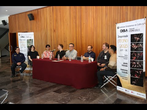 Conferencia de Prensa con el director huésped Alexander Humala y nuevos integrantes de la OSSLA