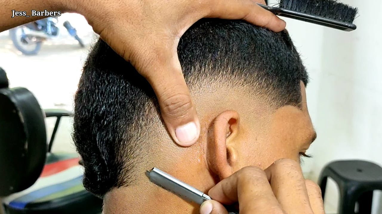 Tutorial de barberia como realizar un lindo siete 7 paso a paso