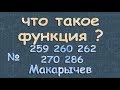 ФУНКЦИЯ алгебра 7 класс ГРАФИК ФУНКЦИИ Макарычев