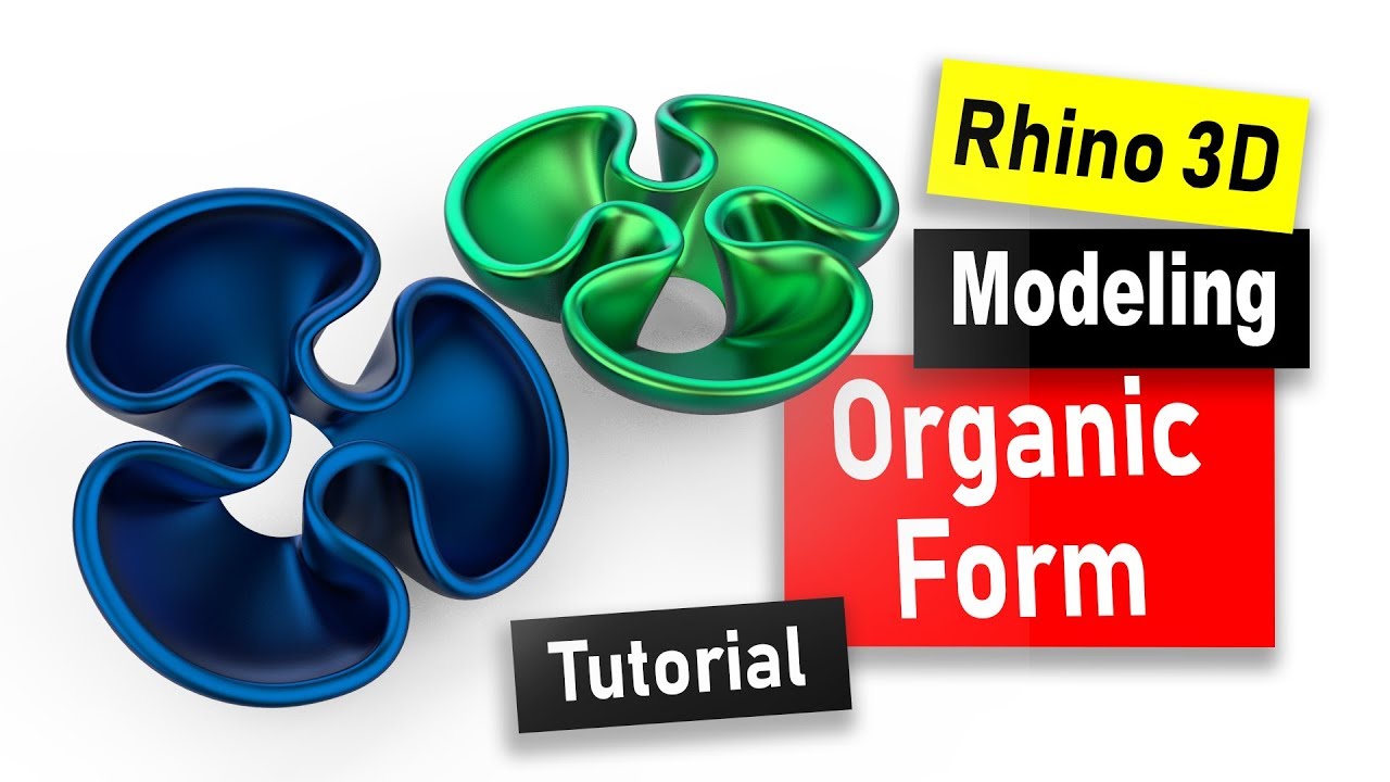 CAD Design for Organic Forms in Rhino 6: Jewelry CAD Design Tutorial #81