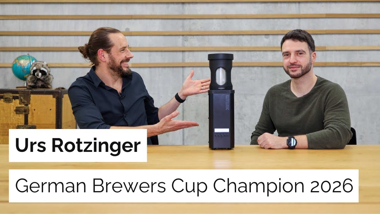Урс Ротцингер, чемпион German Brewers Cup, включая победу в Kaffelogic Nano 7 Profile