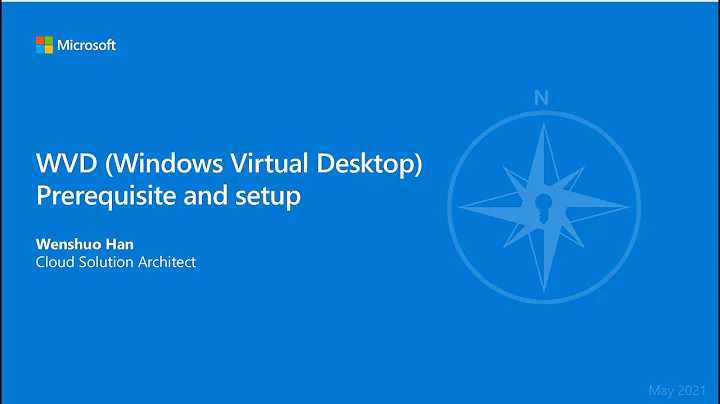 Azure WVD (Windows Virtual Desktop) Prerequisite and setup