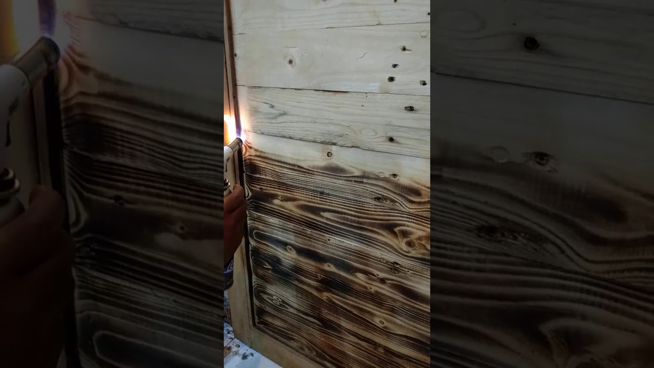  Cara  membuat motif kayu  jati  belanda  dengan dibakar YouTube