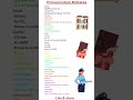 Common Pronunciation Mistakes: क्या आप भी ये शब्द गलत बोलते हैं?🤔|English Speaking Practice| #shorts