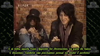 Entrevista de Slash & Izzy Stradlin ao 