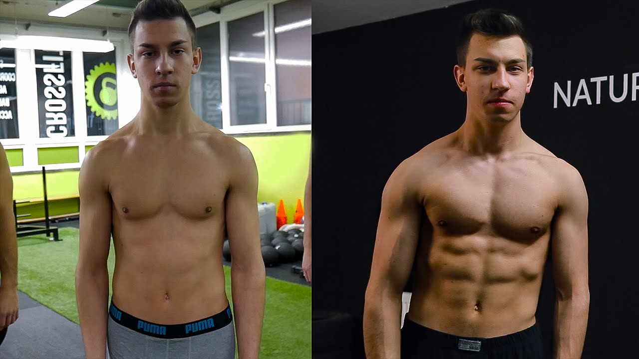 12 Wochen Muskelaufbau Transformation - YouTube