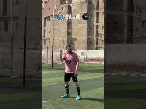 ملخص لمسات ميسي في مباراة انتر ميامي امام بورتو في كاس العالم