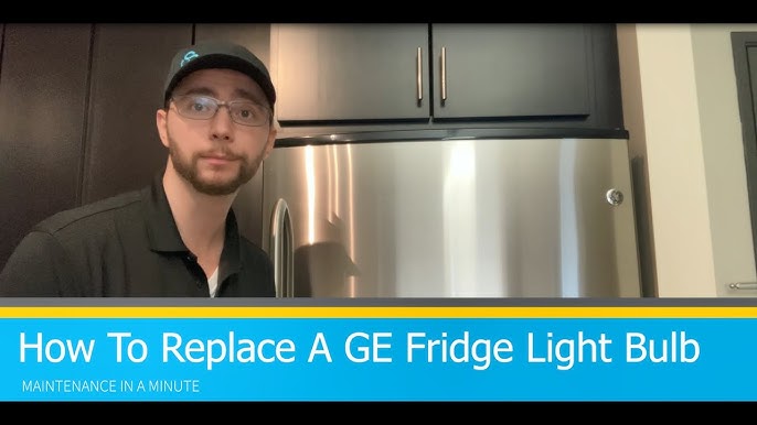 GE FREEZER LIGHT REPLACE (LED) side by side 2019 model fridge 2.8.22 