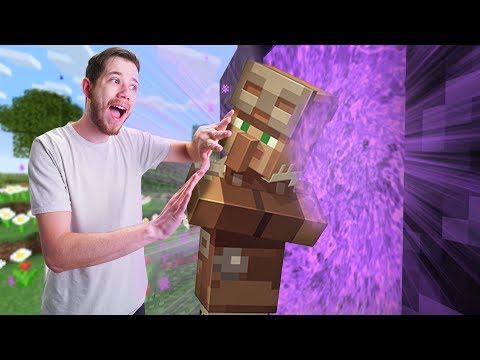 Can Villagers Go Into The Nether? | Minecraft
