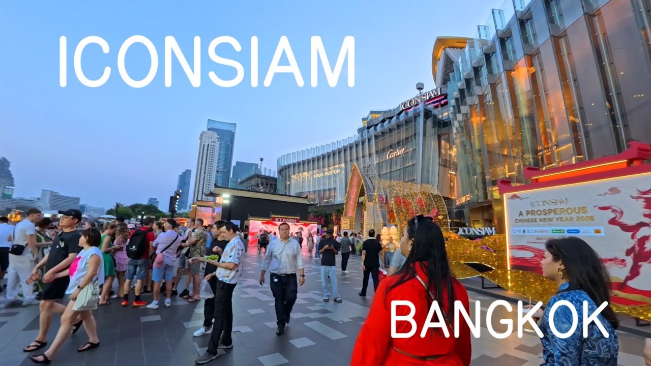 โค้งสุดท้ายไฮซีซั่น!! ต่างชาติแห่มาคึกคักมากทำเอาไอคอนสยามแทบแตกแบบนี้ไทยรับทรัพย์เต็มๆ#bangkok 