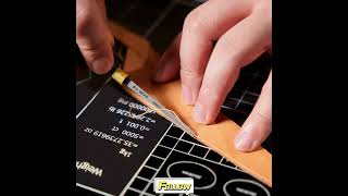 Transform your leather projects with the #1-#6 Leather Edge Beveler!  #diytool #leatherwork