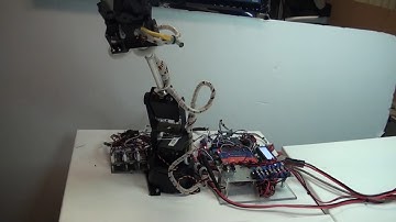 AL5A Robotic Arm I2C Control Through Java Using  Serial RS-232