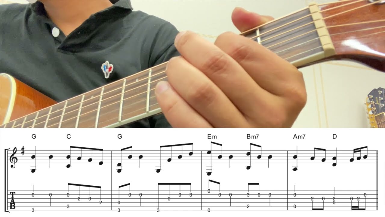 糸/中島みゆき　簡単ソロギター/タブ譜付き