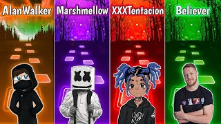 Alan Walker vs Marshmellow vs XXXTentacion vs Believer | Tiles Hop EDM Rush screenshot 5