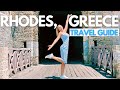 RHODES TRAVEL GUIDE I BEST THINGS To Do in Rhodes Old Town, Lindos, Beaches, Restaurants