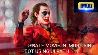 Famous HOW TO CREATE SIMPLE BOT TO RATE MOVIE IN IMDB USING UI PATH STUDIO X Profile