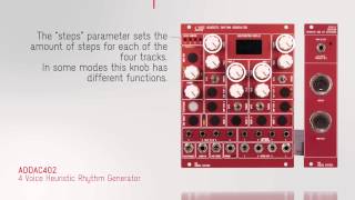 ADDAC 402 Heuristic Rhythm Generator - Part 1
