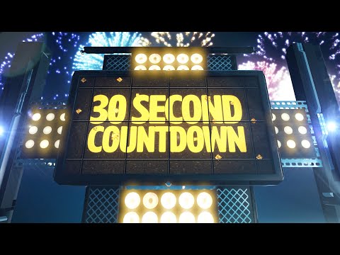 30 Second Countdown timer on Giant Sports Screen