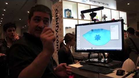 "Inside 3D Printing" NYC-23Apr13-3D Systems Booth-Demo #1