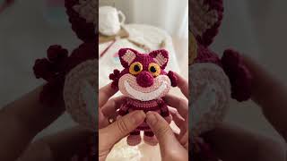 Who is a fan of the Cheshire Cat?  #amigurumi #amigurumipattern #crochetsociety @Crocheniacs