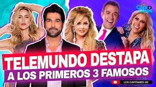 Telemundo DESTAPA a los primeros 3 famosos CONFIRMADOS para La casa de los famosos 3