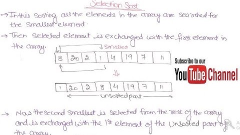 16- Selection Sort In C Programming Language In Hindi | Selection Sort In Data Structure