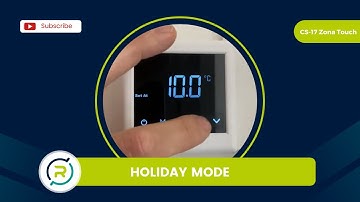 HOW TO: Set Holiday Mode for Emetti CS-17 Zona Touch