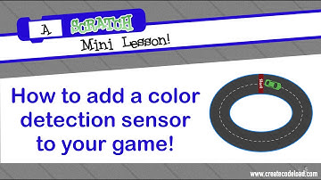 Free Scratch Mini Lesson:  How to Add a Color Detection Sensor to Your Game!