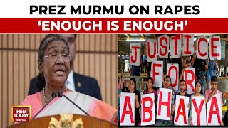 'Enough Is Enough': President Droupadi Murmu On Kolkata Rape & Murder Horror