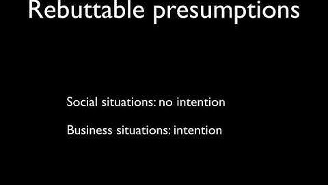 09 Intention to create legal relations