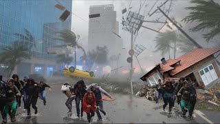 Avustralyada Bugün Trajedi Brisbane Şehri Kaos Içinde, Fırtınalar Şiddetlendi, Dolu Arabalara Za..